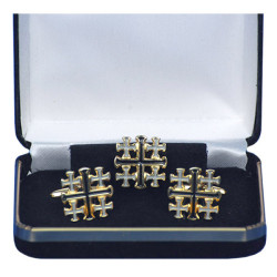 Jerusalem Cross Cufflink Set [TCG0358]