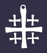 Jerusalem Cross Pendant in Sterling Silver [TCG0368]