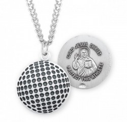Jesus Christ Golf Medal Sterling Silver [HMM1068]