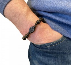 Jujube Wood Rosary Bracelet - 10mm [RB3539]