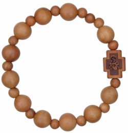 Jujube Wood Rosary Bracelet - 10mm [RB3540]