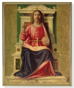 King of Heaven Gold Frame 8x10 Plaque [HFA4882]