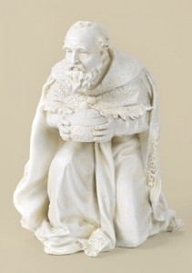 Kneeling Wise Man 17“ H - for 27“ Scale Nativity Set [RM0018]