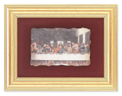 Last Supper 5x6.5 Velvet Back Gold Frame [HFA4696]