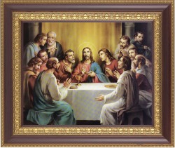 Last Supper 8x10 Framed Print Under Glass [HFP371]