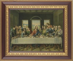 Last Supper 8x10 Framed Print Under Glass [HFP376]