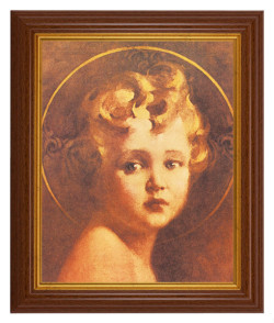 Light of the World Close Up by Chambers 8x10 Textured Artboard Dark Walnut Frame [HFA5440]
