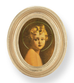 Light of the World Small 4.5 Inch Oval Framed Print [HFA4702]