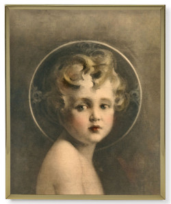 Light of the World by Chambers Gold Frame Plaque - 2 Sizes [HFA4976]