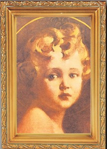 Light of the World Antique Gold Framed Print [HFA0072]