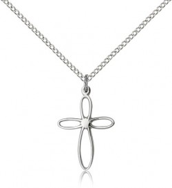 Women's Loop Cross Pendant [BM0410]