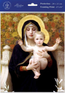 Madonna &amp; Child Print - Sold in 3 per pack [HFA1135]