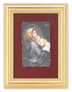 Madonna of the Streets 5x6.5 Velvet Back Gold Frame [HFA4691]