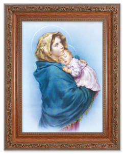 Madonna of the Streets by Roberto Ferruzzi 6x8 Print Under Glass [HFA5368]