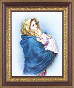 Madonna and Child 8x10 Framed Print Under Glass [HFP203]