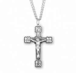Men's Alpha Omega Chi Rho Crucifix Pendant [HM0738]
