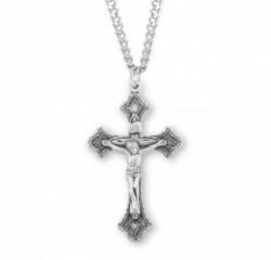 Men's Gothic Tip Crucifix Necklace [HMM3277]