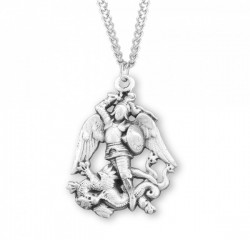 Men's Saint Michael Figure Medal [HMM3007]