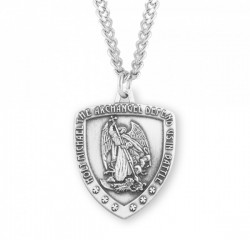 Men's Saint Michael Heater Shield Medal [HMM3018]