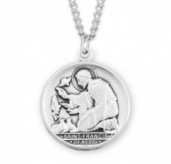 Men's St Francis of Assisi Round Medal 1 [HMM3061]