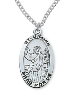 Men's St. James Medal Sterling Silver [MVM1071]