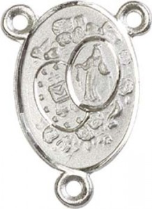 Front and Back Miraculous Rosary Centerpiece [BLCR0160]