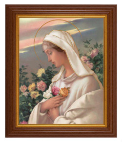 Mystical Rose 8x10 Textured Artboard Dark Walnut Frame [HFA5491]
