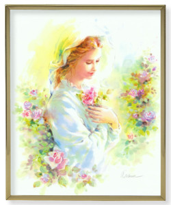 Mystical Rose Gold Frame Plaque - 2 Sizes [HFA4986]