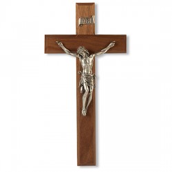 Natural Cherry Wall Crucifix - 11 inch [CRX4207]