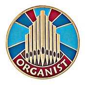 Organist Lapel Pin [TCG0172]