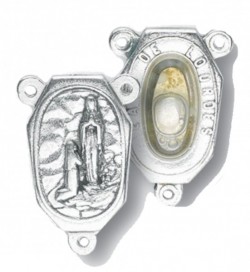 Our Lady of Lourdes Water Rosary Centerpiece - 25 Per Pack [RERC021]