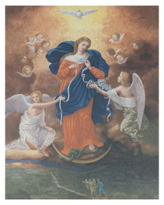 Our Lady Untier of Knots 8x10 Stretched Canvas Print [HFA4759]
