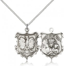 Polish Double-Sided Our Lady of Czestochowa Medal [BM0526]