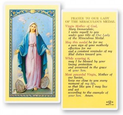Our Lady of The Miraculous Medal Laminated Prayer Card [HPR830]