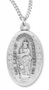 Our Lady of Victory Medal Sterling Silver [REM2098]
