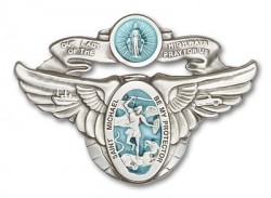Our Lady of the Highway &amp; St Michael Visor Clip [AUBVC040]