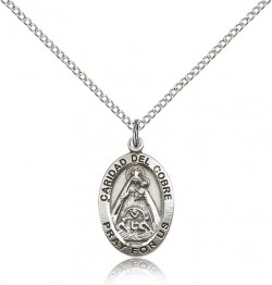Oval Caridad Del Cobre Pendant [BM0081]
