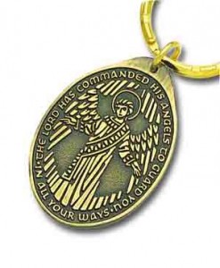 Oval Guardian Angel Key Ring [TCG0267]