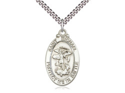 Oval St. Michael Guardian Medal [BL1171]