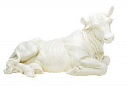 White Ox Statue 13“H for 27“ Scale Nativity Set [RM0024]