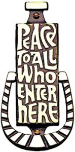 Peace To All Door Knocker [TCG0227]