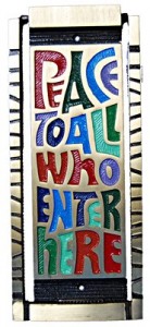 Peace To All Who Enter Here Door Knocker [TCG0232]