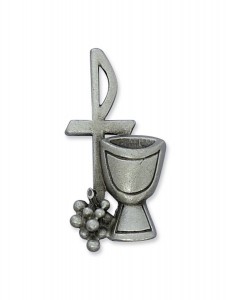 Pewter Chalice Lapel Pin [MV1054]