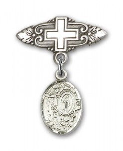 Pin Badge with Miraculous Charm and Badge Pin with Cross [BLBP2344]