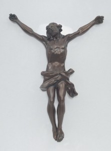 Plastic Bronze Corpus Statue - 22“H [SAP0003]