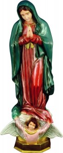 Plastic Our Lady of Guadalupe Statue - 24 [SAP0051]