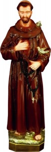 Plastic Saint Francis Statue - 24 inch [SAP0018]