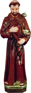 Plastic Saint Francis Statue - 32 inch [SAP3210]