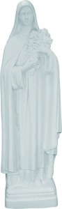 Plastic Saint Theresa Statue - 24 inch [SAP2440]