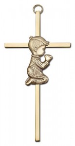 Praying Boy Cross  6“ [CRB0033]